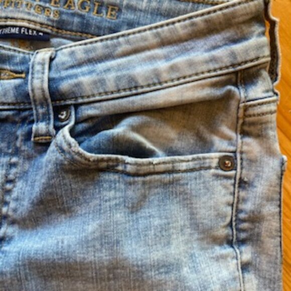 American Eagle Extreme Flex Distressed Skinny Jeans - Picture 4 of 10